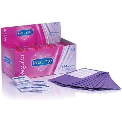 Prezervative Pasante Regular, formă confort, 144 bucăți