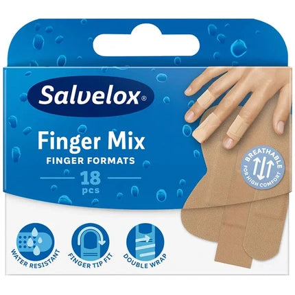 Salvelox Salvelox Finger Mix Bandaje degete, 18 buc, rezistente la apă