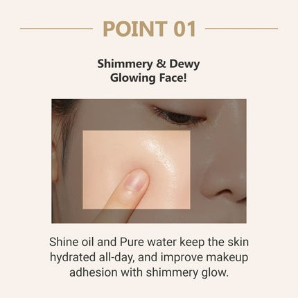 Base Hidratare Glow On, Etude House, Hydra 30ml, Finisaj Dewy