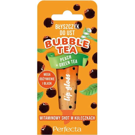 Bling de buze Perfecta Bubble Tea Lip Gloss Piersică + Ceai Verde 10g
