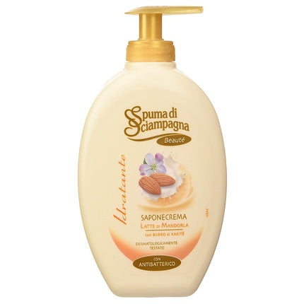 Spumă Di Sciampagna Saponecrema cu Lapte de Migdale și Unt de Shea, 13.53 fl oz