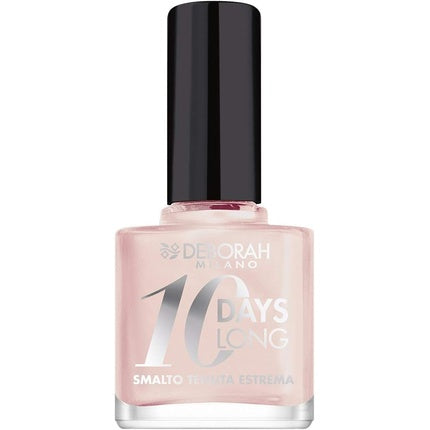 Lac de unghii, Deborah Enamel 10 Days Long, Pearly Rose, 12ml