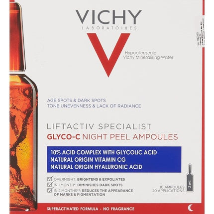 Peeling de noapte, Vichy, Liftactiv Specialist, 10 fiole