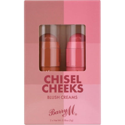 Băț de fard cremos Barry M Chisel Cheeks, Pink Blushed & Rosy