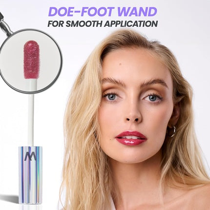 Gloss de buze Wonderskin, Wonder Blading, Red Glitter