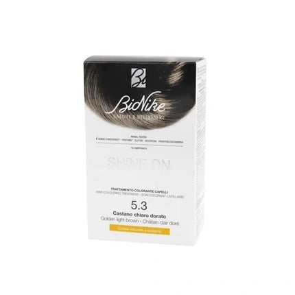 Bionike Shine On Tratament Colorant Păr 53 Castan Deschis Aurat