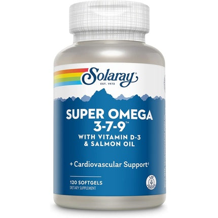 Supliment Omega 3, Solaray, 120 capsule
