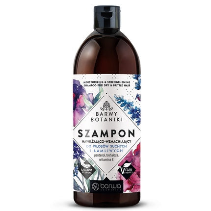 Șampon hidratant și întăritor Barwy Botaniki pentru păr uscat și casant, 480ml