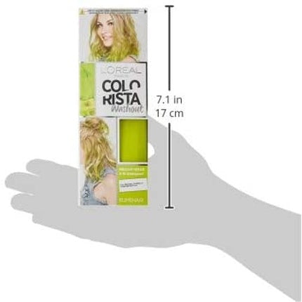 Vopsea de par, L'Oréal, Colorista Wash Out Lime Green, 80ml