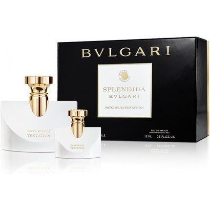 Set Parfum Bvlgari Splendida Patchouli Tentation, 2 buc EDP Spray, 100ml + 15ml