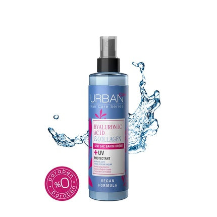 Balsam Leave-In, Urban Care, Hyaluronic Acid & Collagen, albastru