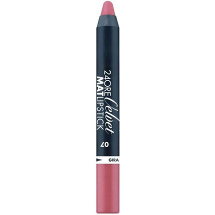 Creion de buze mat, Deborah Cosmetics, 24 Hours Velvet Mat, N.07 Rose