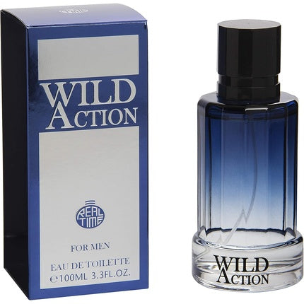 Eau de Toilette, Real Time, Wild Action, pentru barbati, 100ml