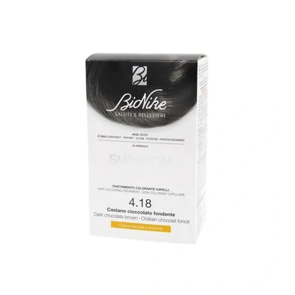 Bionike Shine On Hair Coloring Treatment, 418 Dark Chocolate Brown, Culoare: Maro Ciocolatiu