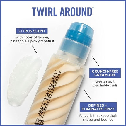 Cremă păr Paul Mitchell Twirl Around, 150ml, alb