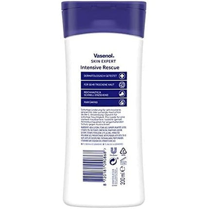 Loțiune de corp, Vasenol, Intensive Rescue, pentru piele foarte uscată, 200 ml