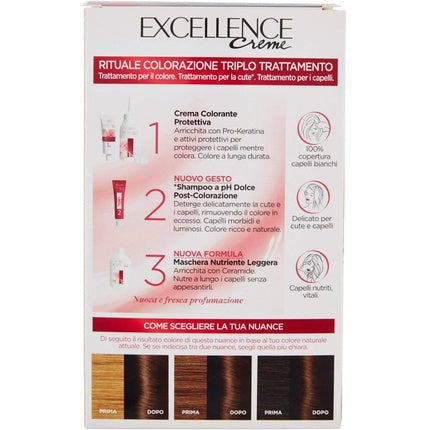 Cremă colorantă, L'Oréal, Excellence Brown