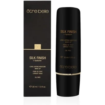 Fond de ten, Etre Belle, Silk Finish Plus Hyaluron, 30ml, Negru
