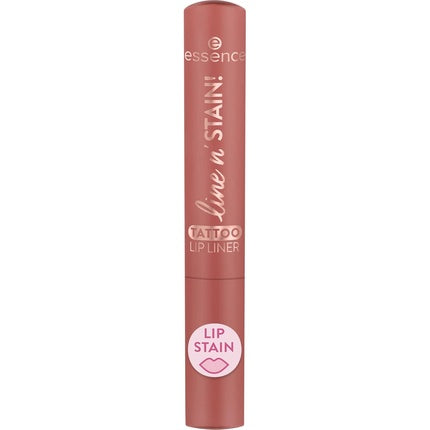 Creion buze Essence Line N' Stain Tattoo Lip Liner No. 02 Brown, rezistent