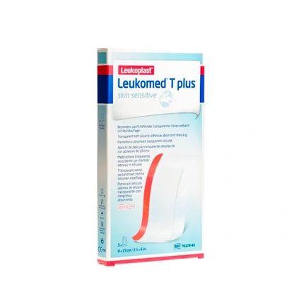 Leukomed T Skin Sensitive Dressing 8x15 cm, Pack of 5, Alb