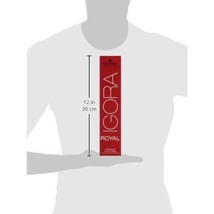 Vopsea de par permanenta, Schwarzkopf, Igora Royal, 6-77 Blond Inchis Cupru Extra, 60ml