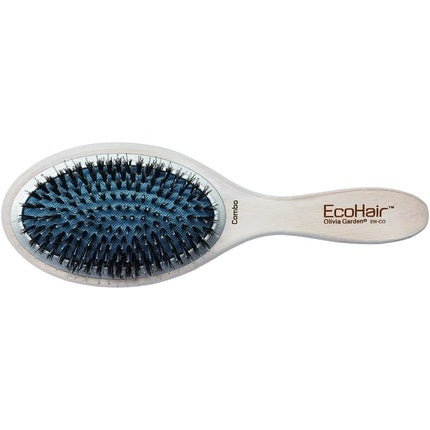 Perie păr, Olivia Garden, EcoHair Paddle, bambus, peri mistreț