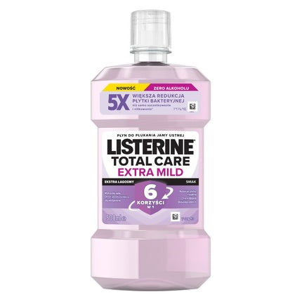 Flosant Listerine Total Care Extra Mild 500ml, Culoare Roz