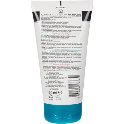 Cremă de picioare Neutrogena Intense Nutrition 150 ml