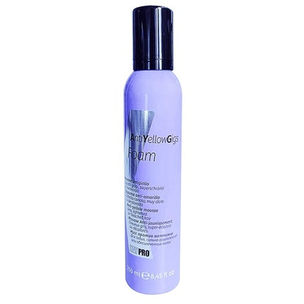 Kay Pro Anti Yellow Gigs Foam, Mousse pentru păr colorat, 250 ml, protecție UV
