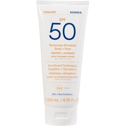 Emulsie protecție solară, Korres, SPF50, 200ml