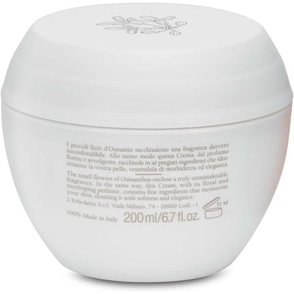 Crema de corp L'Erbolario Osmanthus, 200 ml