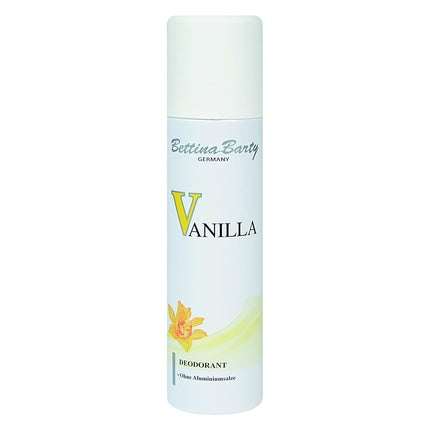 Barty Bettina Vanilla Deodorant Spray, 150ml, Alb cu galben