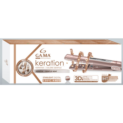Ritual de păr, GAMA Professional Starlight Keratin Gi0108, roz metalizat, ceramică
