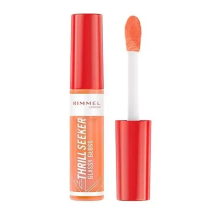 Rimmel London Thrill Seeker Glassy Gloss 550 Orange Sorbet, ruj lichid mat, capacitate 30 ml