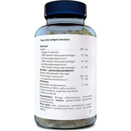Supliment alimentar Orthica GLA & EPA, 180 capsule, sticlă cu capac negru
