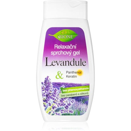 Gel de duș Bione Cosmetics Lavender Relaxing cu Panthenol și Keratin
