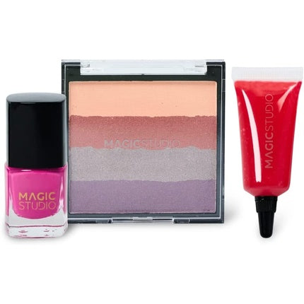 Set Makeup Magic Studio, Colorat, Panglici Aurii