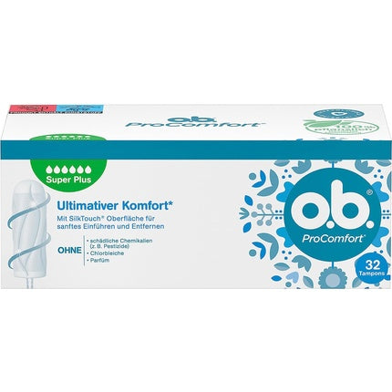 Tampon O.B. ProComfort Super Plus cu aplicator, 32 buc