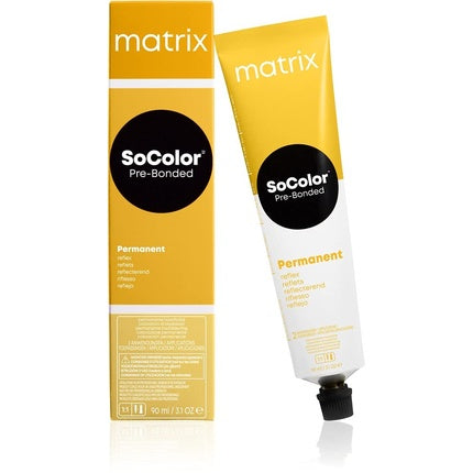 Culoare păr permanentă, Matrix, SoColor Pre-Bonded 6VA Dark Blonde Ash Violet, 90ml