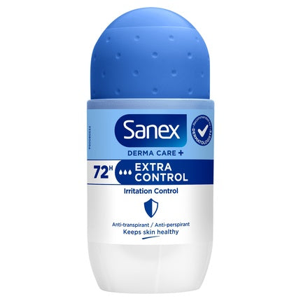 Deodorant antiperspirant Sanex Dermo Extra Control, unisex, 72 h, roll-on, 53 ml