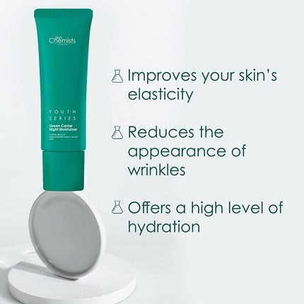 Cremă de noapte, Dr Botanicals, Green Caviar, 50ml