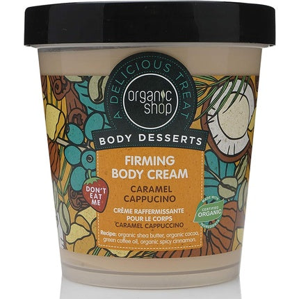 Cremă de corp, Natura Siberica Organic Shop, Caramel, 450ml