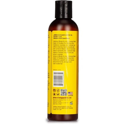 Condiționator Jamaican Mango & Lime cu Ulei de Ricin Negru din Jamaica, 237ml