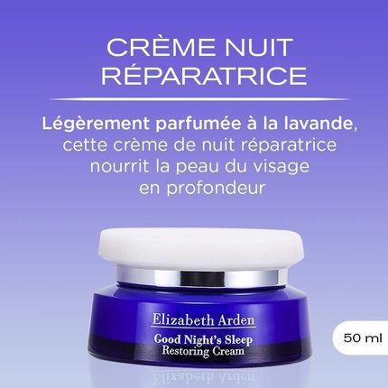 Cremă noapte, Elizabeth Arden, Good Night's Sleep, violet, 50 ml
