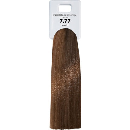 Vopsea de păr permanentă Alcina 7.77, 60 ml, culoare intens brun