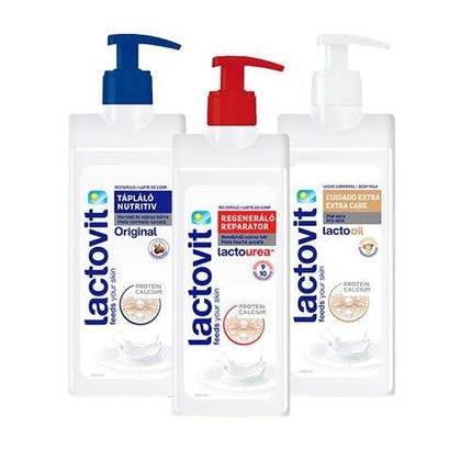 Lapte de corp, Lactovit, Lactourea Original, piele uscată, 400ml