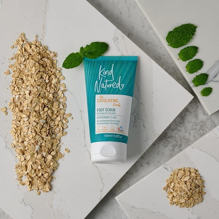 Scrub Picioare, Kind Natured, Peppermint & Oat, 150ml