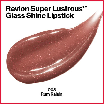 Ruj Revlon Super Lustrous Glass Shine, Rum Raisin 008, 3.1g