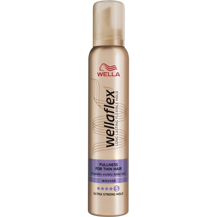 Mousse Wella Wellaflex Fullness for Thin Hair, Ultra Strong Hold, 200ml