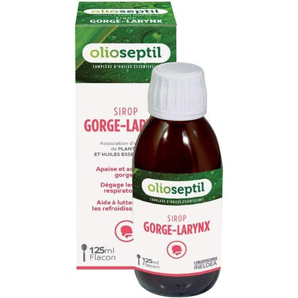Apa de gură, Olioseptil, sirop gât laringe, 125 ml